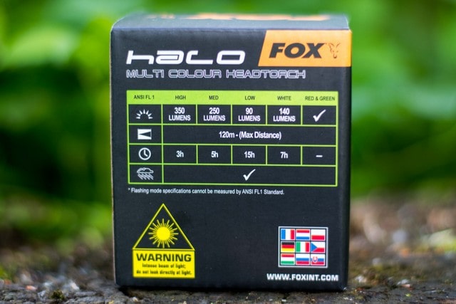 FOX Halo Multi-colour Headtorch
